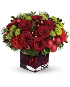 Teleflora's Merry & Bright Flower Arrangement Teleflora's Merry & Bright Flower Bouquet