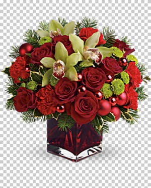 Teleflora's Merry & Bright Flower Arrangement Teleflora's Merry & Bright Flower Bouquet