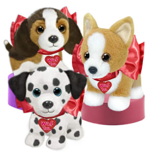 Wuffles Plush Dalmatian Flower Bouquet