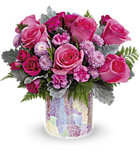 Teleflora's Radiantly Rosy Bouquet  Flower Bouquet