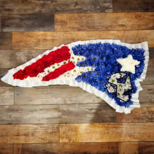 New England Patriots Flower Bouquet