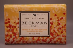 Beekman 1802 Goat Milk Soap HONEY & ORANGE BLOSSOM 9.0 oz Bar Flower Bouquet