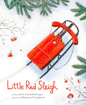 Little Red Sleigh Flower Bouquet