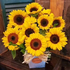 Sunflower Fields Flower Bouquet