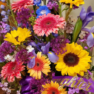 Gerbera Garden Vase Flower Bouquet