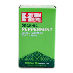 Organic Peppermint Tea, Equal Exchange Flower Bouquet