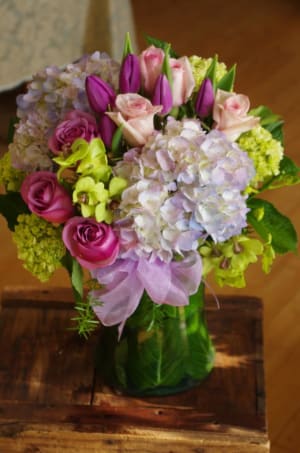 French Spring, Compact Flower Bouquet