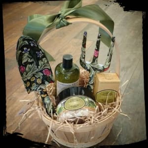 Verbena Garden Gift Basket Flower Bouquet