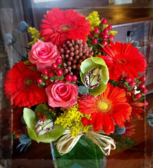 Autumn Cube Flower Bouquet