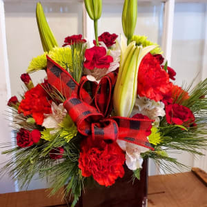 Caroling in the Snow Flower Bouquet