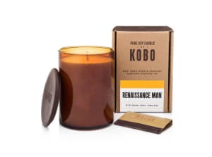 KOBO Candle - Renaissance Man Candle Flower Bouquet