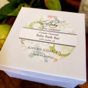 Baby Bath Bar, Boxed, Kiss Me In The Garden Flower Bouquet