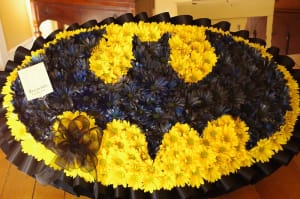 Batman Logo (Adam West version) Flower Bouquet