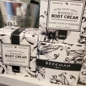 Beekman 1802 Goat Milk Ylang-Ylang + Tuberose Whipped Body Cream Flower Bouquet