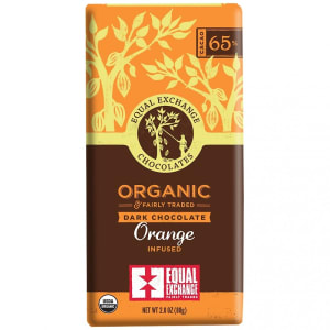 Equal Exchange Organic Dark Chocolate Orange (65% Cacao) Flower Bouquet
