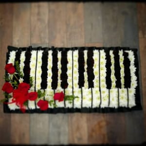 Piano Keys Flower Bouquet