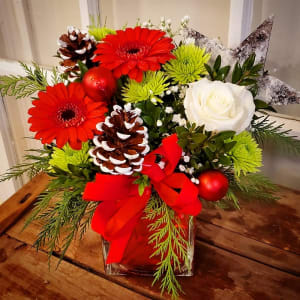Christmas Star Cube Flower Bouquet