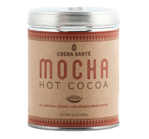 Cocoa- Sante Mocha Hot Cocoa Tin Flower Bouquet