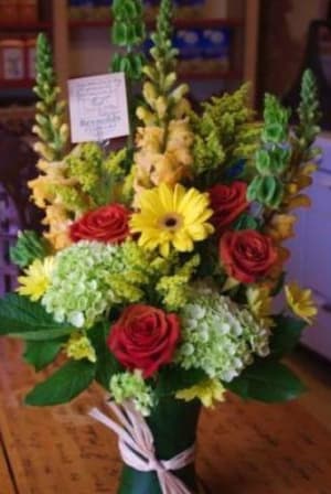 Frosted Harvest Gathering Flower Bouquet