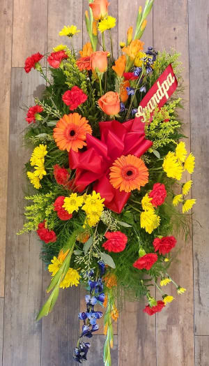 Celebration of Life - Sympathy Standing Spray Flower Bouquet