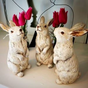 Standing Bunny Flower Bouquet