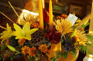 Give Thanks to the Host Flower Bouquet