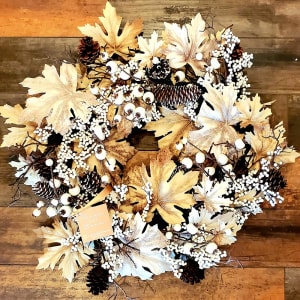 Maple Leaf Wreath Flower Bouquet