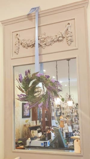 French Provincial Mirror Flower Bouquet