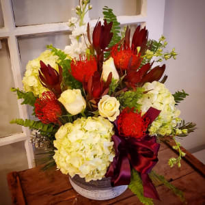 Protea in the Snow Flower Bouquet