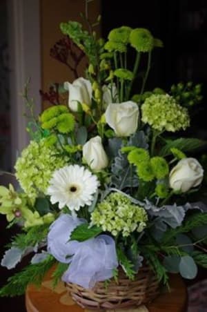 Green Garden Flower Bouquet