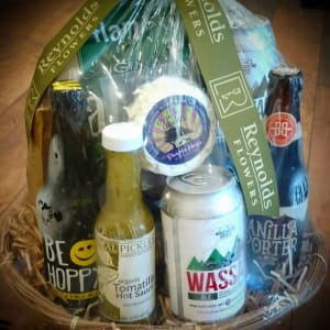 Man Cave Gift Basket Flower Bouquet