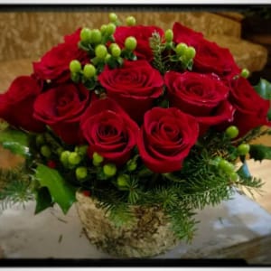 Winter Roses (red) Flower Bouquet