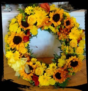 Sunshine Circle Flower Bouquet