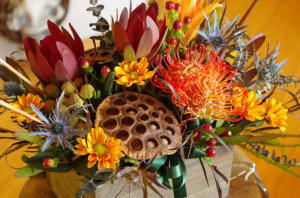 Autumn Box Deep Flower Bouquet