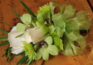 Corsage Lime Flower Bouquet