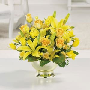 Golden Anniversary Flower Bouquet