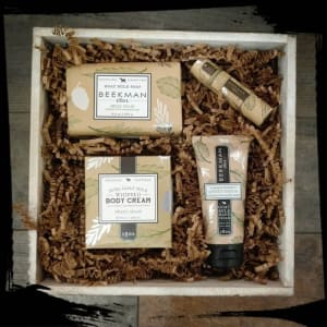 Beekman Sweet Grass Goat Milk Gift Set Flower Bouquet