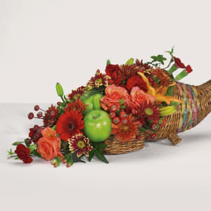Cornucopia Garden Flower Bouquet