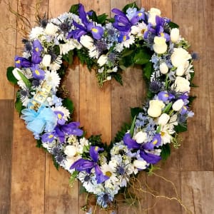 My Heart is Blue Flower Bouquet