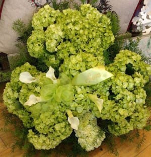 Hydrangea Shamrock Flower Bouquet