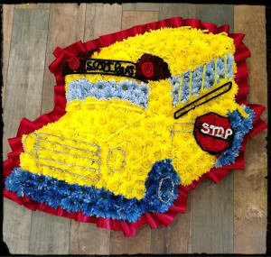 School Bus, Short Flower Bouquet