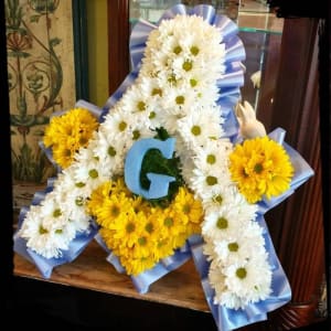 Masonic Square & Compass Flower Bouquet