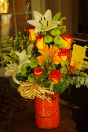 Sunny Sunshine Vase Flower Bouquet