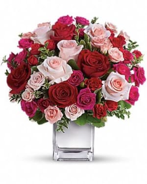 Love Medley Bouquet with Red Roses Flower Bouquet