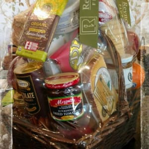 Sundry Gourmet Basket Flower Bouquet