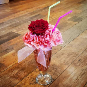 Soda Fountain Memories, Ice cream Soda Flower Bouquet