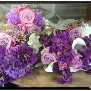 Purple Bridal Collection Flower Bouquet