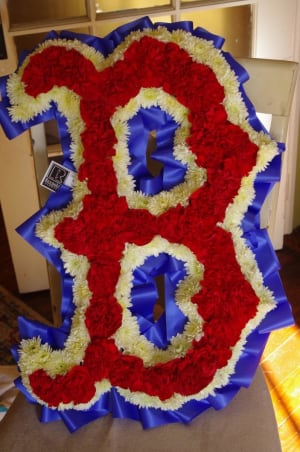 Boston Red Sox 'B' Logo Flower Bouquet