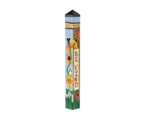 Be Kind 40" Art Pole Flower Bouquet