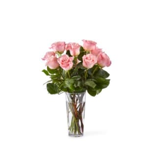 Pink Roses Arranged Flower Bouquet